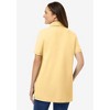 Woman Within Women's Plus Size Perfect Short-Sleeve Polo Shirt - 3 of 4