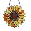 Chloe Lighting Sundance Tiffany-Style Floral Stained Glass Window Panel 11" Height - 2 of 4
