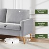 Dyonery 68" Small Loveseat for Bedroom Office Mid Century Modern Loveseat Sofa Couch with Spring Cushion for Livng Room,Solid Wood,Tool-Free Assembly - 3 of 4
