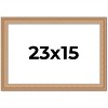 PosterPalooza | Weathered Yellow Picture Frame - UV Acrylic, Backing Board, Hanging Hardware Included - 2 of 4