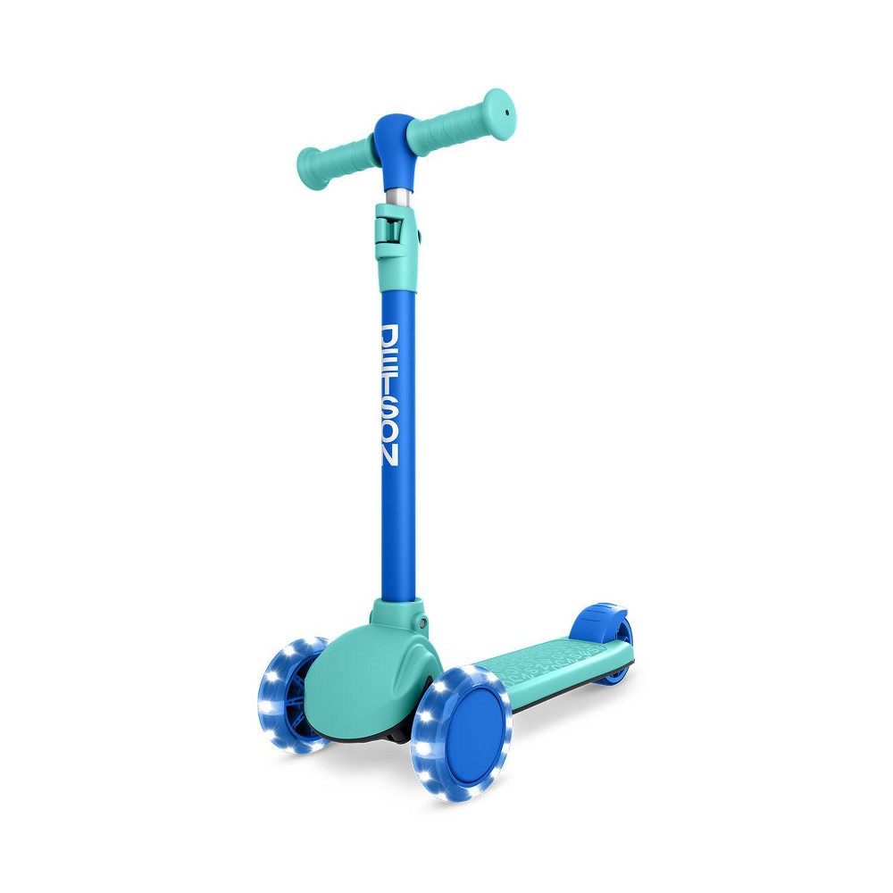 Jetson Gem Learn & Grow Kick 3-Wheel Kick Scooter - Blue/Green