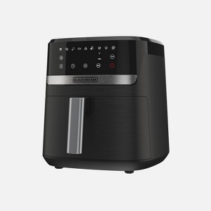 BLACK+DECKER Purify 2QT Air Fryer, Timer with Auto Shut-off and Shake Reminder, Digital LED Touchscreen and 9 Presets, 1000W, Dishwasher Safe Parts - 1 of 4