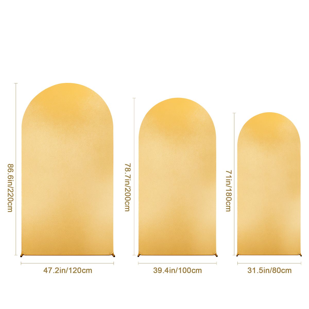 Arch Backdrop Cover 6ft Stretchy Backdrop Gradient Color Undersea Arched Stand Covers for Birthday Wedding Birthday Party Decoration, Multicolored - thumbnail 5