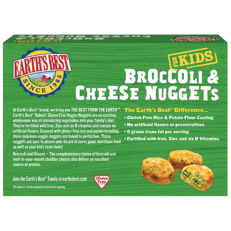 Earth&#39;s Best Frozen Gluten Free Broccoli and Cheese Nuggets - 8oz, 3 of 7