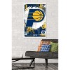 Trends International NBA Indiana Pacers - Maximalist Logo 23 Framed Wall Poster Prints - 2 of 4