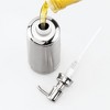 iDESIGN Cameo Soap Pump Split Finish: Stainless Steel, Hand Wash Compatible, 8oz Capacity - 3 of 3