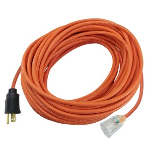 Projex Indoor or Outdoor 100 ft. L Orange Extension Cord 12/3 SJTW - 1 of 1