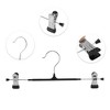 Unique Bargains Non-slip Pants Hanger with Clips 5 Pcs - 3 of 4