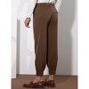 Lars Amadeus Men's Double Pleated Zipper Leg Tapered Formal Dress Pants - 3 of 4