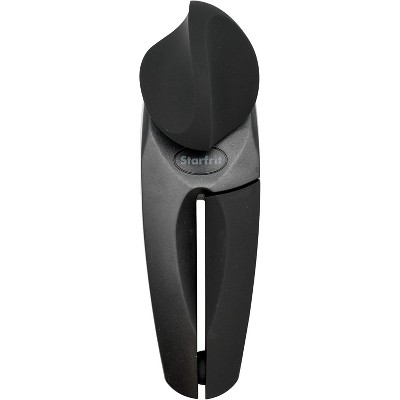Can Opener - Safe No-Sharp-Edge Design, Holds Lid - Heavy Duty Comfort Grip