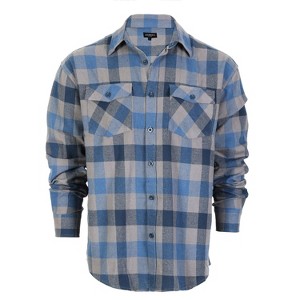 Gioberti Men's 100% Cotton Brushed Flannel Shirt - 1 of 1