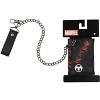 Bioworld Marvel We are Venom Character Design Tri-Fold Snap Chain Wallet Black - 4 of 4