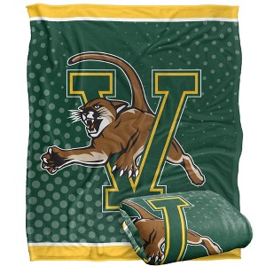 University Of Vermont Logo Dots Silky 50x60 Blanket, 1 Sided - 1 of 4