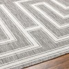Mark & Day Sylvia 2'7"x7'3" Runner Woven Indoor and Outdoor Area Rugs Dark Gray/Ivory - 4 of 4
