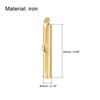 Unique Bargains Tube Ball Bead Slide on End Clasps for Multi-Strand DIY Craft Making 100 Pcs - 2 of 3