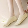 Alilang Invisible Women's Summer No-Show Liner Socks 5Pk - 4 of 4