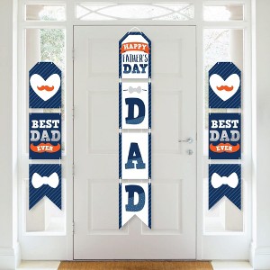 Big Dot of Happiness Happy Father's Day - Hanging Vertical Paper Door Banners - We Love Dad Party Wall Decoration Kit - Indoor Door Decor - 1 of 4