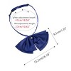 Allegra K Women's Pre-Tied Solid Adjustable Casual Uniform Bowknot Bowties - 3 of 4
