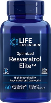 Optimized Resveratrol Elite by Life Extension  -  60 Vegetarian Capsule