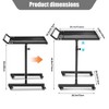 Heavy-Duty Mobile Workbench with Locking Drawer & Casters - Adjustable Height Tool Cart, 220LBS Load Capacity for Garage, Workshop & DIY - 2 of 4