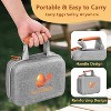 Outdoor Egg Container with Lid, 12-Slot Reusable Shockproof Carrier with Handle for Party Picnic Travel - 4 of 4