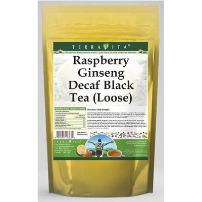 TerraVita Raspberry Ginseng Decaf Black Tea (Loose) (4 oz, ZIN: 543047)
