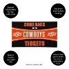 Evergreen Come Back with Tickets Oklahoma State University 28" x 16" Woven PVC Indoor Outdoor Doormat - 3 of 4