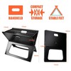 FURNIinspire Outdoor Grills, Griddles and Smokers Professional Foldable Charcoal Grill, Portable BBQ System Outdoor, Black, 19.29"*17.71"*1.97" - 2 of 4