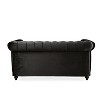 APRILSOUL Chesterfield Velvet Loveseat Sofa, Rolled Arm Dutch Plush Upholstered Sofa Couch with Tufted Button - 4 of 4