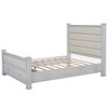 TIRAMISUBEST Queen Size Platform Bed with Upholstered Headboard, Footboard and 2 Storage Drawers, Wooden Bed Frame with Slats Support - 4 of 4