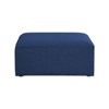 Meridian Furniture,Cube Vegan Leather Ottoman - 2 of 4