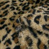 Home Mart Goods Beige Black Cheetah Animal Print Soft Plush Faux Fur Throw Blanket - 50" x 70" - 4 of 4