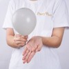PartyWoo Balloons Gray Matte Small Mini 5 Inch 50 pcs - 2 of 4