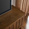 HDZNVF Mid Century Modern Fluted TV Stand for 65 inch TV, Entertainment Center with Storage, Walnut - 4 of 4