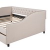 NicBex Full Size Upholstered Daybed with 2 Drawers and Diamond-tufted Backrest,Wood Slat Support - 4 of 4