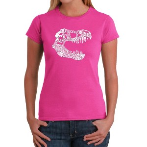 LA Pop Art Women's Word Art T-Shirt - TREX - 1 of 4