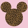 Girl's Disney Mickey Mouse Cheetah Print Silhouette T-Shirt - 2 of 4