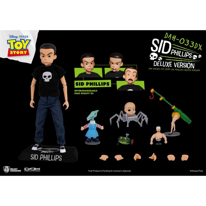 TOY STORY Sid Phillips(Dynamic 8ction Hero), 1 of 5