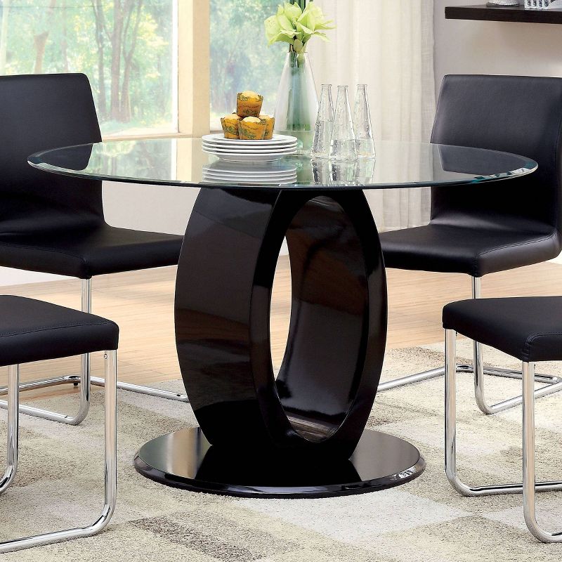 Spearelton Oval Pedestal round Dining Table - HOMES: Inside + Out, 2 of 4