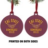 California State University Dominguez Hills Toros Logo Aluminum Holiday Christmas Tree Ornament - 2 of 4