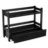 Sorbus 2-Tier Bamboo Counter Organizer with Drawer Bamboo for Vanity, Matcha Station, Bathroom Sink Organizer Countertop, Kitchen & Office Storage - 4 of 4