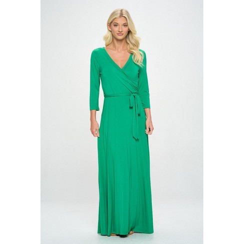 Kelly green 2024 long sleeve dress