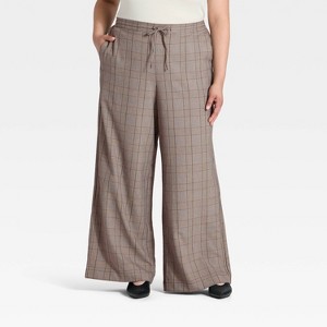 Women's Wide Leg Pull-On Pants - A New Day™ - 1 of 3