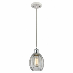 Eaton - 1 Light Cord Hung Mini Pendant In Industrial Style-9.5 Inches Tall and 6 Inches Wide - 1 of 1