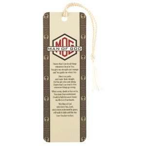 Dicksons I Know I Can Do All Things Whenever I Trust in You White 6 x 2 Paper and Tassel Tassel Decoration Bookmark Pack of 12 - 1 of 2