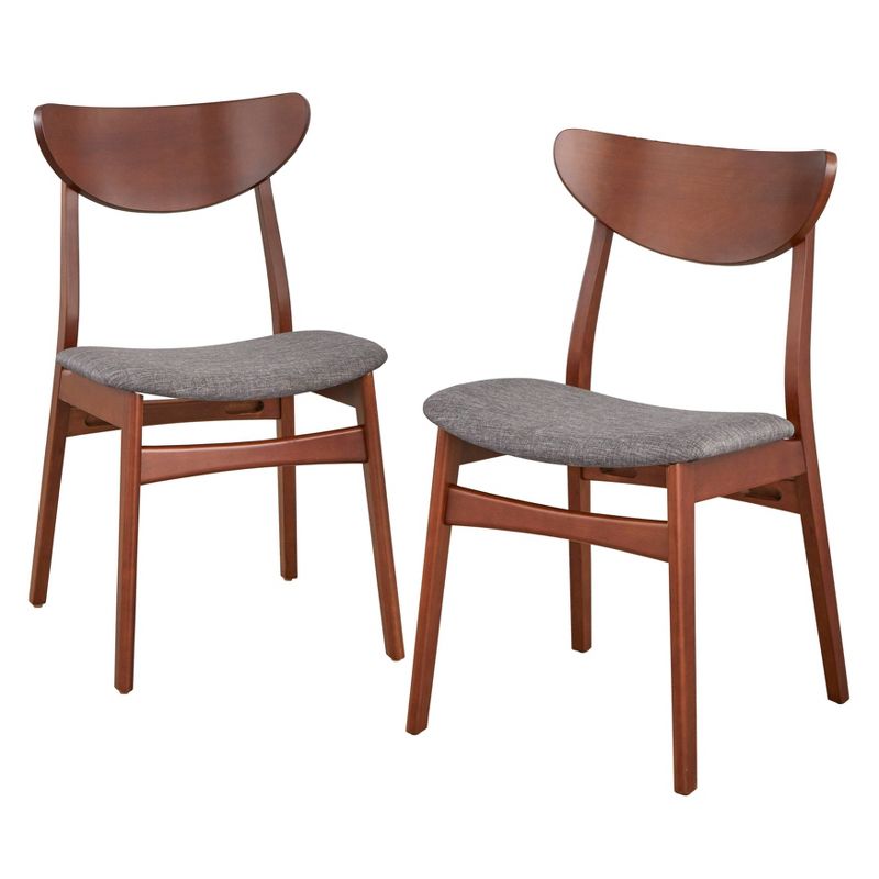 Set of 2 Tania Dining Chair Dark Gray - Buylateral, 6 of 9