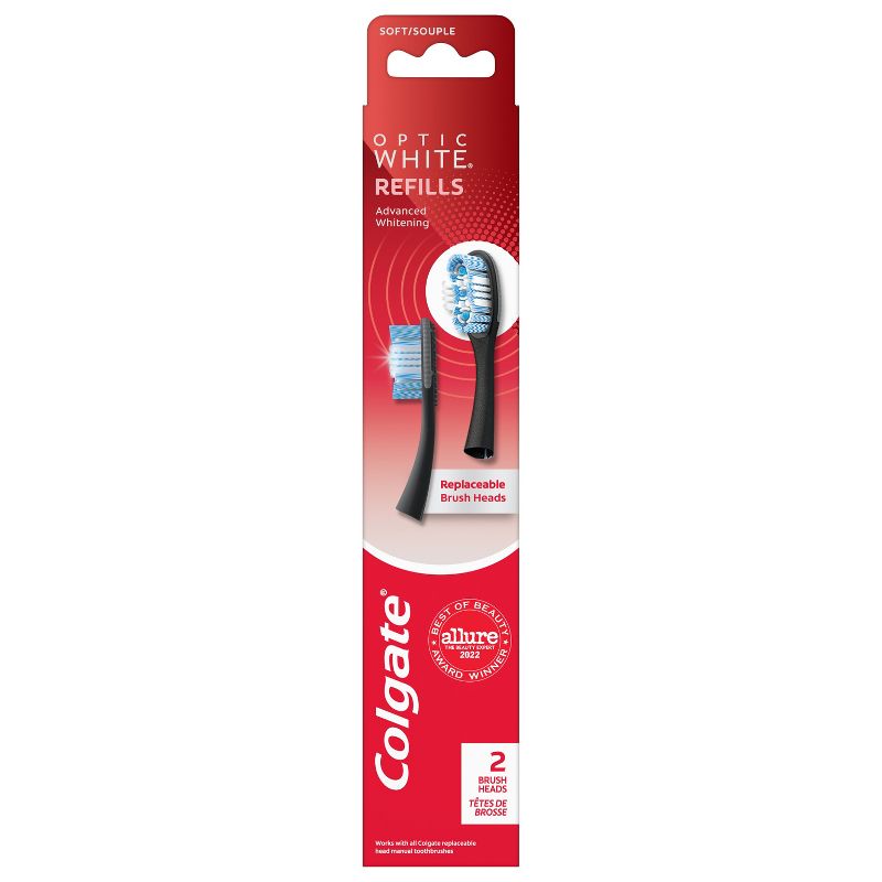 Colgate Optic White Replaceable Toothbrush Head Refills - Soft - 2ct, 1 of 11