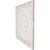 Northlight 24" Antique White Floral Mandala Square Wall Panel - 4 of 4