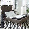 Continental Sleep, 15" Adjustable Bed Base With Zero Gravity, Head And Foot Incline, Massage System, Wireless Remote, White - 2 of 4
