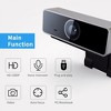 iMountek "FHD 1080P USB Webcam with Auto Focus, Microphone, Rotatable Clip for Live Streaming, Video Calls, and Gaming"Black - 4 of 4